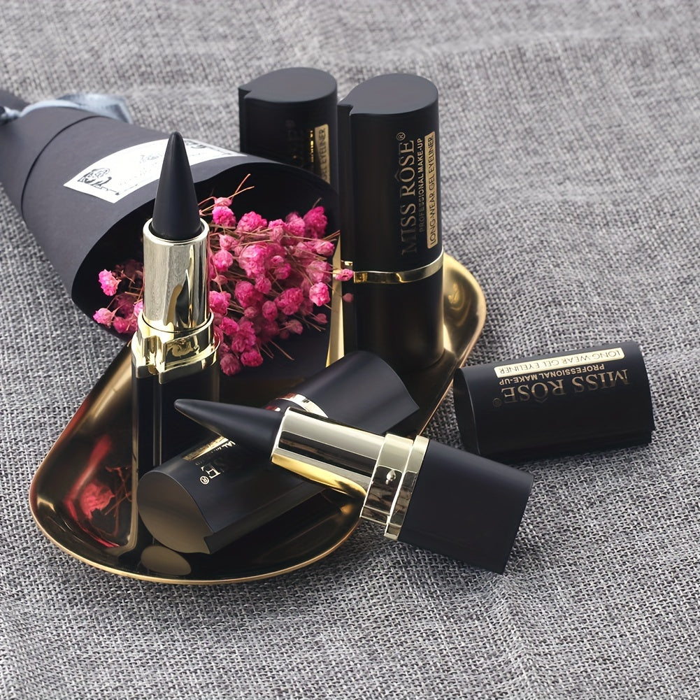 Matte, Waterproof And Smudge Proof Eyeliner Balm Black Single-head Solid Eyeliner Balm - The Superior Findings Depot