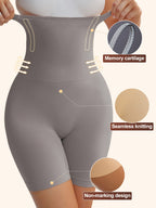 Tummy Control High Waist Sports Shorts, Waist Shaping Running Yoga Shorts, Women's Activewear Wide Waistband - The Superior Findings Depot