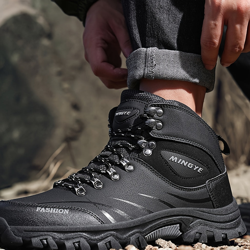 Men's High-Top Outdoor Sports Shoes - Trail Running & Hiking