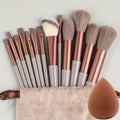 13PCS Soft Fluffy Makeup Brushes Set For Cosmetics Foundation Blush Powder Eyeshadow Kabuki Blending Makeup Brush Beauty Tool - The Superior Findings Depot