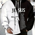 Christian Faith Zip-Up Hooded Sweatshirt with Jesus is My God & Bible Verse Back Print - Full-Zip Front Closure, Casual Church Wear, Men's & Women's Religious Apparel, Machine Washable Full-Zip Hoodie for Everyday Faith Expre - The Superior Findings Depot