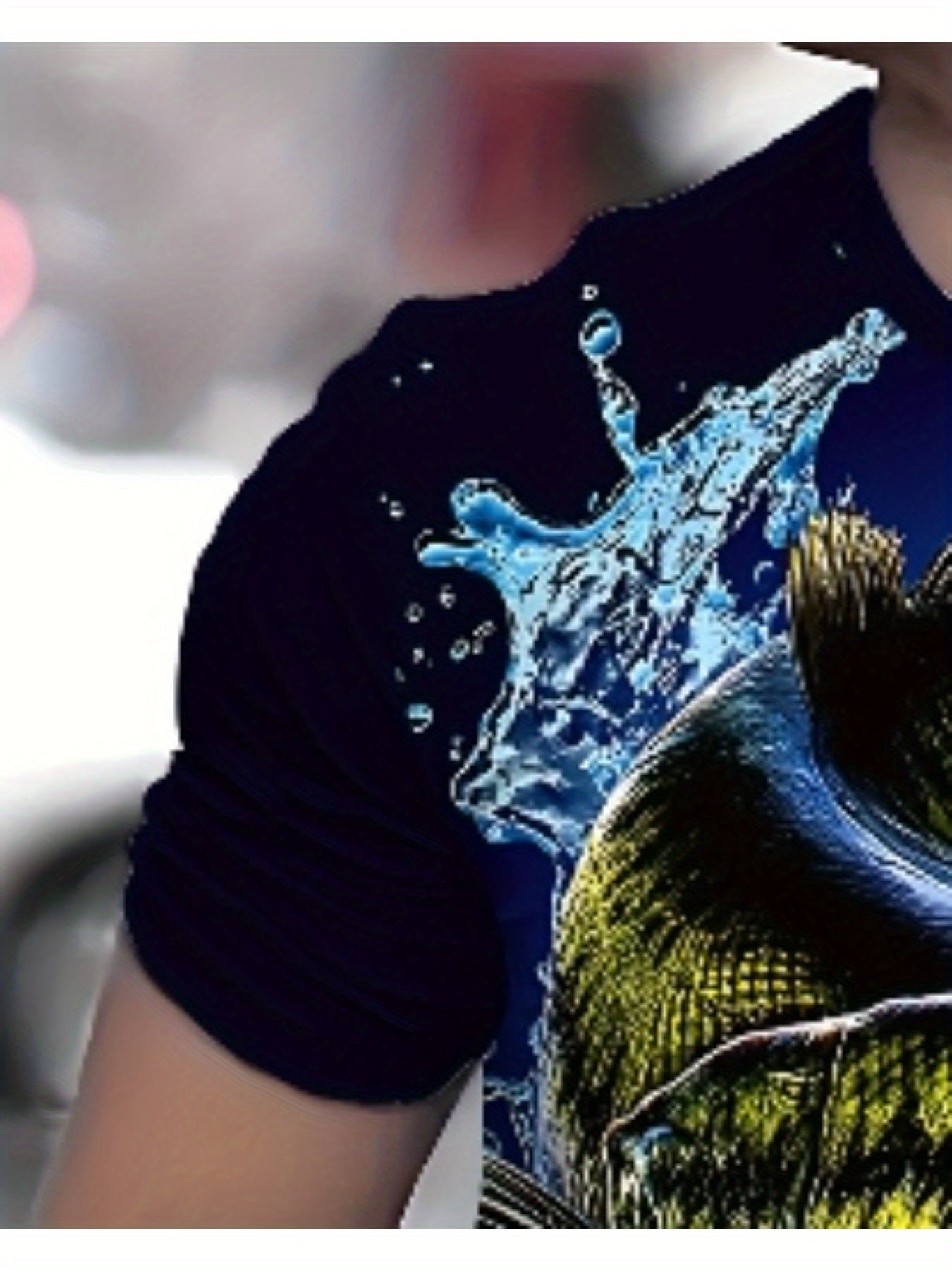 Men's Summer Creative Fashion 3D Digital Print T-Shirt