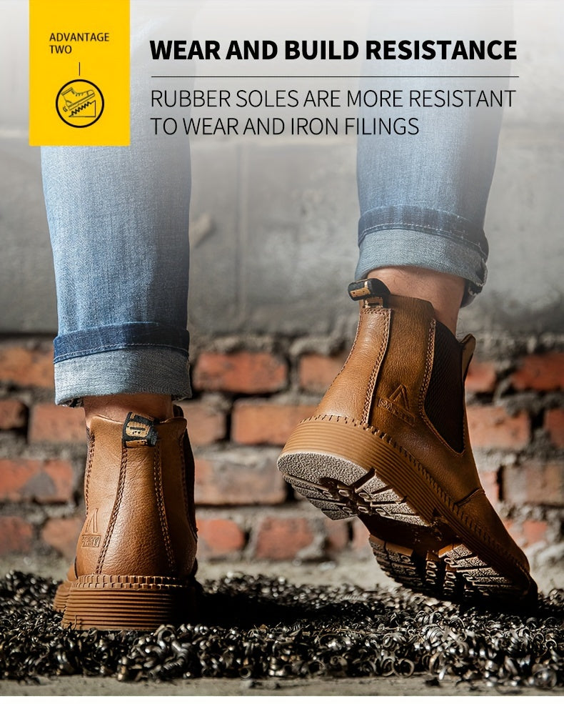 All-Season Steel Toe Work Sneakers - Breathable Safety Shoes