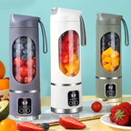 Portable USB-Rechargeable Blender & Juicer - Easy Clean, Perfect for Fruit & Vegetable Drinks, Milkshakes - 10.14oz to 16.91oz Capacity - The Superior Findings Depot