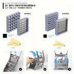 Vegetable Cutter French Fries Cutter - Stainless Steel Potato Chipper