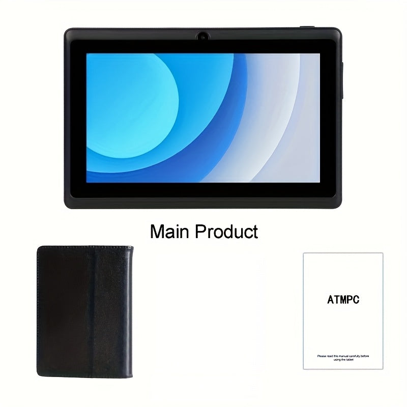Tablet PC, 7 Inch HD IPS Display, Quad Core Processor, 2GB RAM 32GB ROM, Android 11, Dual Camera, WiFi, with Case - The Superior Findings Depot