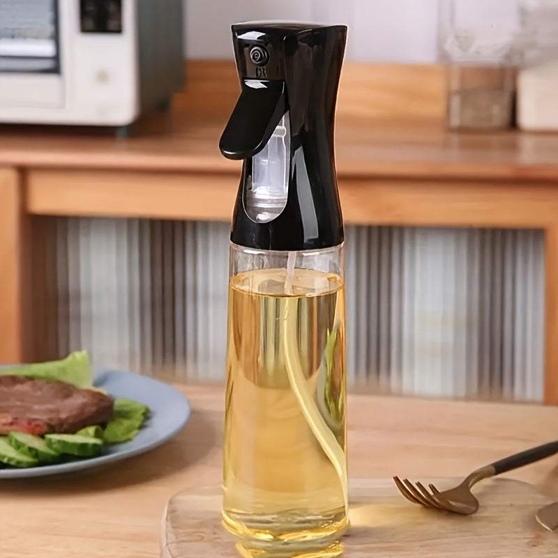 1pc Plastic Oil Sprayer Bottle, Dual-Function Olive Oil Mister and Dispenser, Leak-Proof Cooking Oil Storage Container, Grilling Essentials | Versatile Kitchen Tool | Dualfunction Sprayer, Oil Spray Bottle - The Superior Findings Depot
