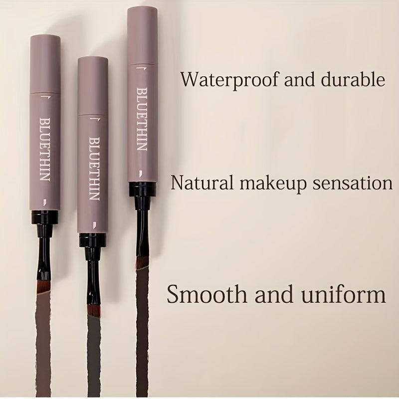 Double-ended Eyebrow Cream, Waterproof And Sweat Proof, Smudge Proof, Long Lasting Makeup Without Separation, Eyebrow Pencil With Matching Brush Eyebrow Pomade - The Superior Findings Depot
