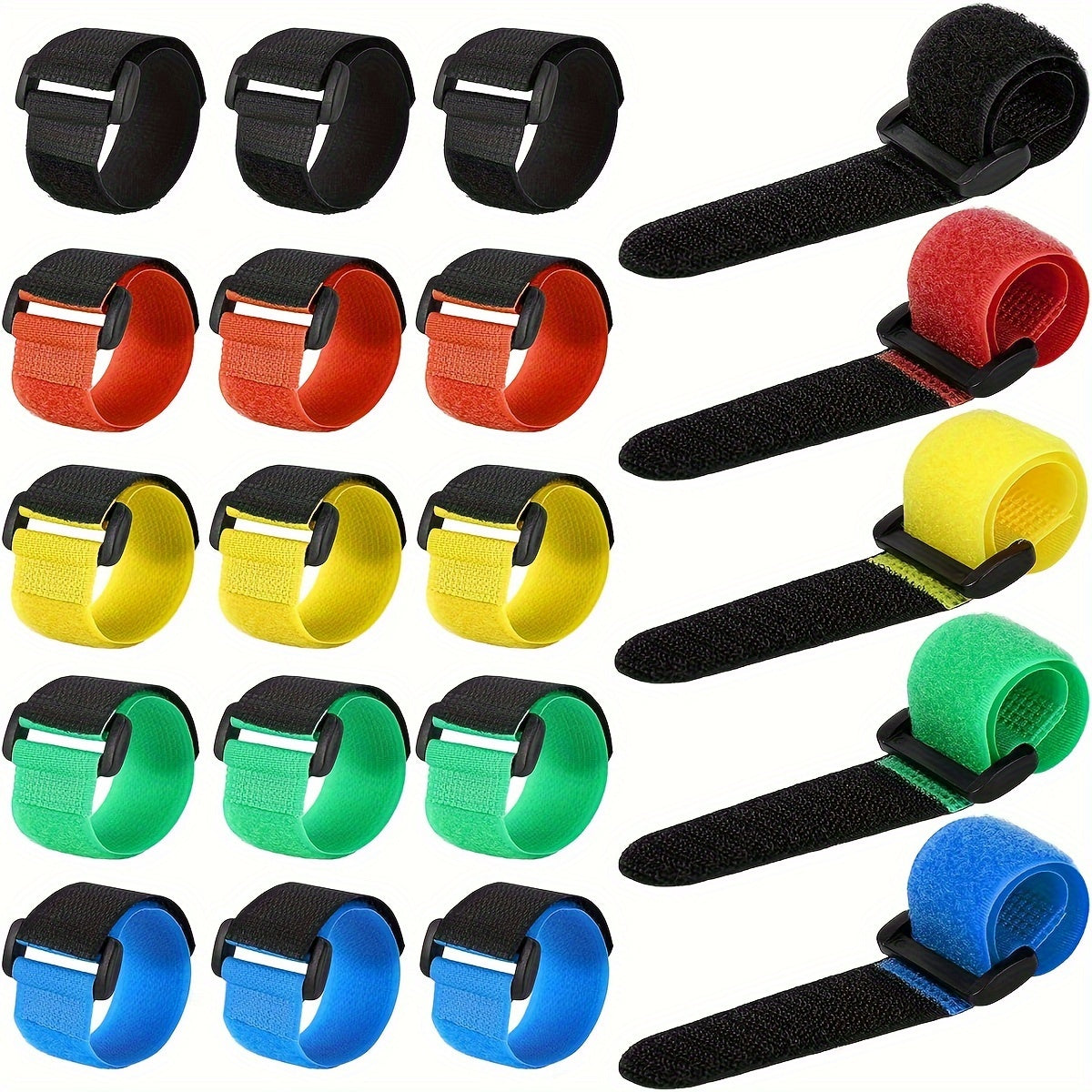 10/20pcs Fishing Rod Tie Strap - Fishing Pole Fixing Wrap Band, Rod Holder, Outdoor Fishing Tools