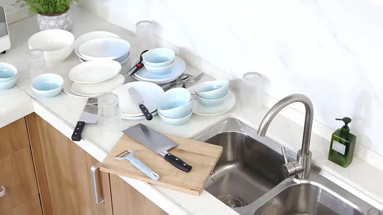 2025 Two/Three-Tier Carbon Steel Dish Rack with Drain Board, Cutlery Holder and Cup Hook - Space-Saving for Kitchen Countertop Storage - Black, No Electricity Required, Dish Drying Rack | Smooth Black Surface | Durable Kitche - The Superior Findings Depot