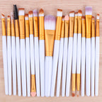 20-Piece Professional Eye Makeup Brush Set - Perfect for Creating Flawless Looks! - The Superior Findings Depot