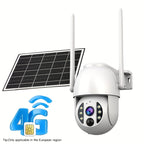 JOOAN Outdoor Solar Wireless Security Camera with 2G/3G/4G, Full HD Night Vision, Motion Tracking Alert, IPX6, Battery, 1296p Resolution, 2-Way Audio, Solar Charging, For Villa, Farm, Farm Surveillance, Modern Surveillance, D - The Superior Findings Depot