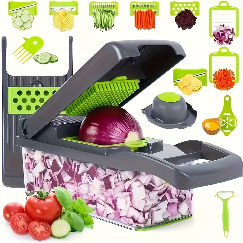 Vegetable Shredder Set - 6/16 Pieces Multifunctional Food Grater