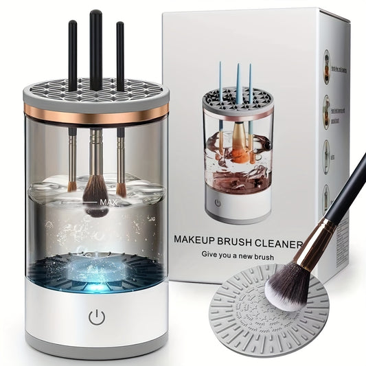 USB-Powered Makeup Brush Cleaner - Battery-Free, Odorless, Essential Beauty Tool Accessory, for Return School