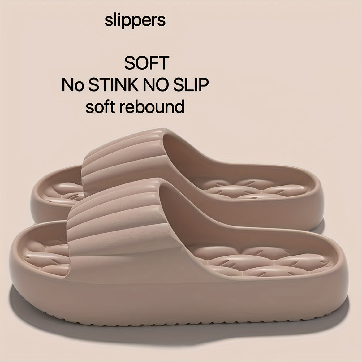 [Soft EVA Slippers] Soft Comfortable Women's EVA Slide Slippers | Non-Slip Indoor/Outdoor House Shoes with Rounded Toe, Washable All-Season Design, Multi-Color Options, Minimalist Slipper, Durable Sole, Cushioned Insole - The Superior Findings Depot