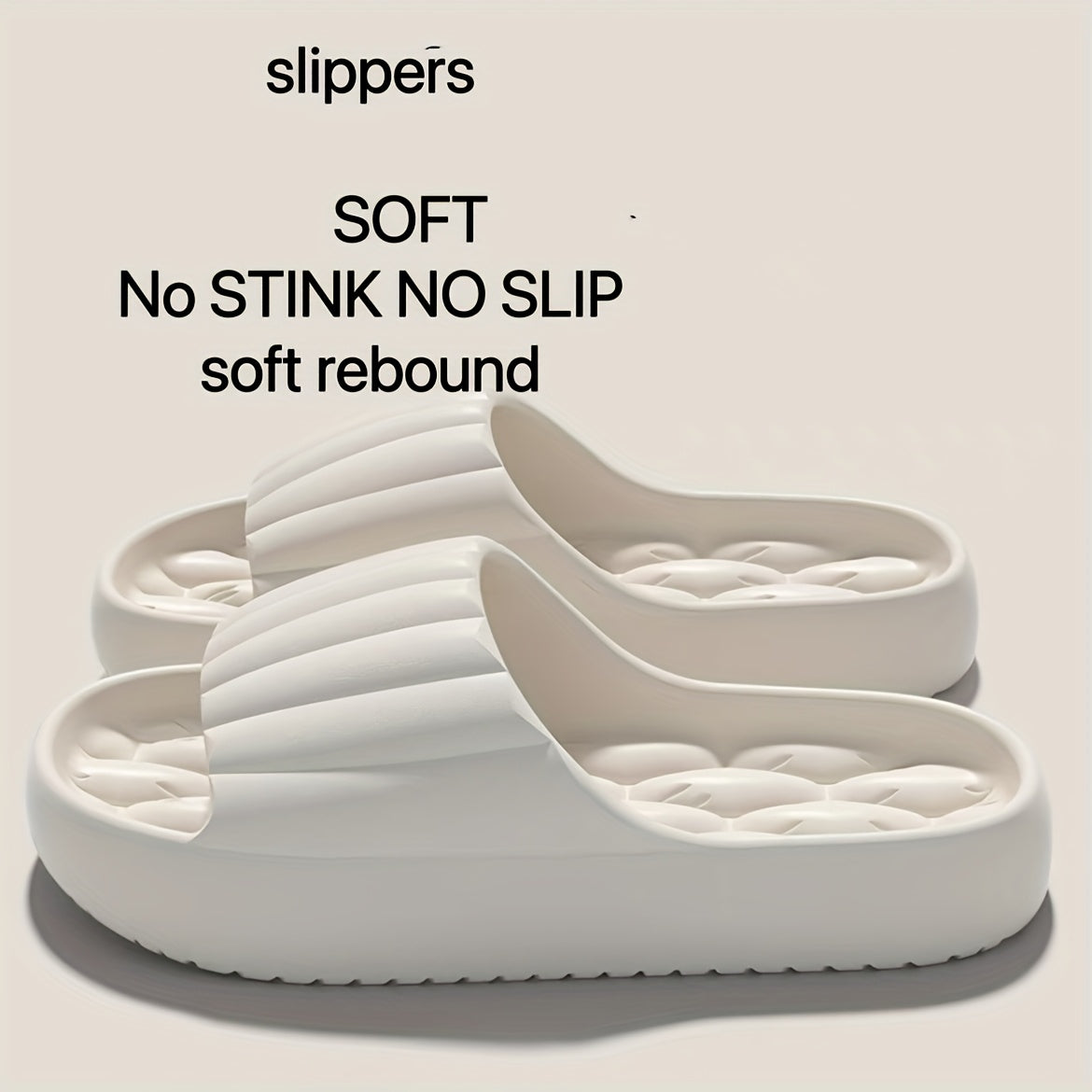 [Soft EVA Slippers] Soft Comfortable Women's EVA Slide Slippers | Non-Slip Indoor/Outdoor House Shoes with Rounded Toe, Washable All-Season Design, Multi-Color Options, Minimalist Slipper, Durable Sole, Cushioned Insole - The Superior Findings Depot