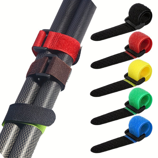 10/20pcs Fishing Rod Tie Strap - Fishing Pole Fixing Wrap Band, Rod Holder, Outdoor Fishing Tools