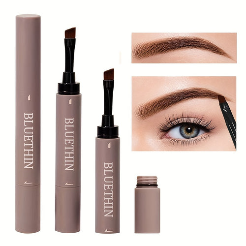 Double-ended Eyebrow Cream, Waterproof And Sweat Proof, Smudge Proof, Long Lasting Makeup Without Separation, Eyebrow Pencil With Matching Brush Eyebrow Pomade - The Superior Findings Depot
