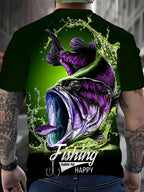 Men's Summer Creative Fashion 3D Digital Print T-Shirt