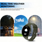 [Smartwatch with AI Voice] LIFEBEE 2025 New Smartwatch | Full Screen, AI Voice Control, 100+ Watch Faces, Wireless, USB Charging, Lithium Battery-Polymer, Rechargeable, 100+ Exercise Modes, Pedometer, Distance, for Men, Women - The Superior Findings Depot