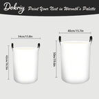 Ibhasikidi Lokuwasha Eliphrintiwe Le-Dinosaur Eliyi-1pc - Isikhala Esikhulu Esigoqekayo Esinezibambo