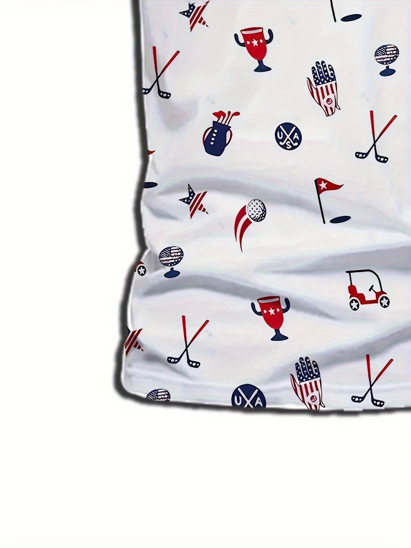 Men's Short-Sleeve Polo Shirt - Geometric Pattern Casual