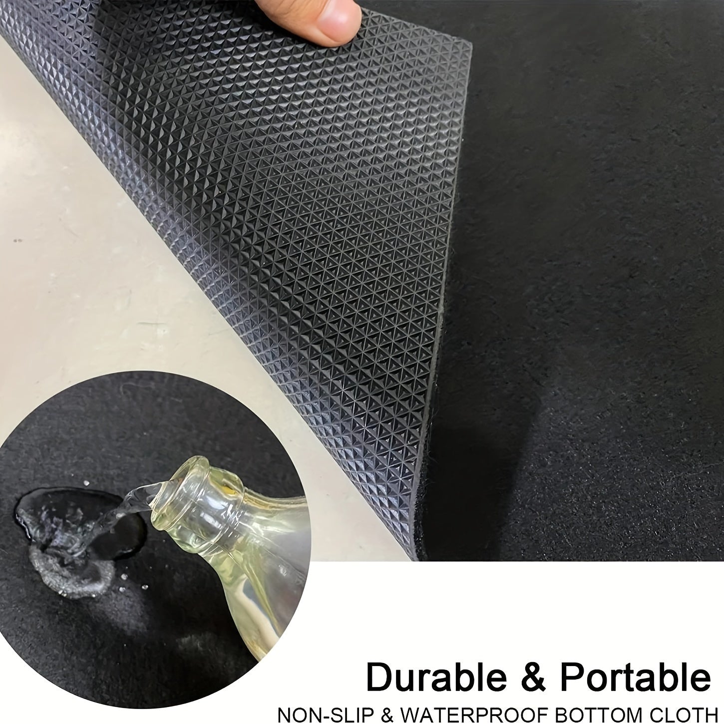 1pc of 91.44x127.0 cm barbecue mat, floor mat for barbecue, barbecue mat for outdoor barbecue deck protection, barbecue mat, reusable - The Superior Findings Depot