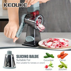 KEOUKE Multi-Functional Cheese & Vegetable Grater with Container