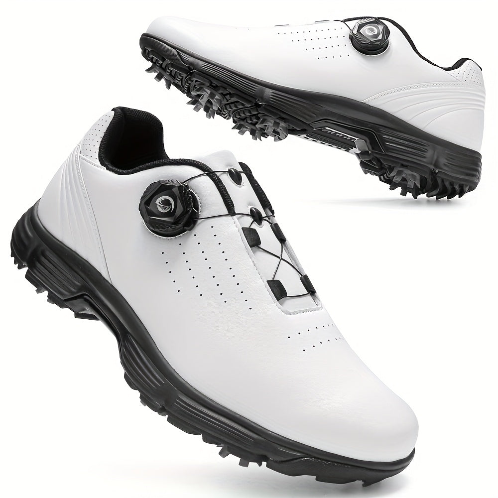 THESTRON Men's Lightweight Golf Shoes - Non-Slip TPU Sole