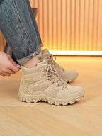 Men's Side-Zip Lightweight Sports Boots - All-Season Desert Outdoor