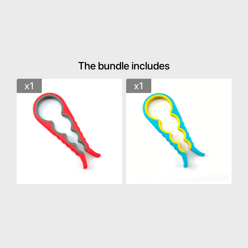 1pc 4-in-1 Multi-Purpose Can Opener with Non-Slip Grip - Perfect for Beer Bottles and Home Kitchen Use