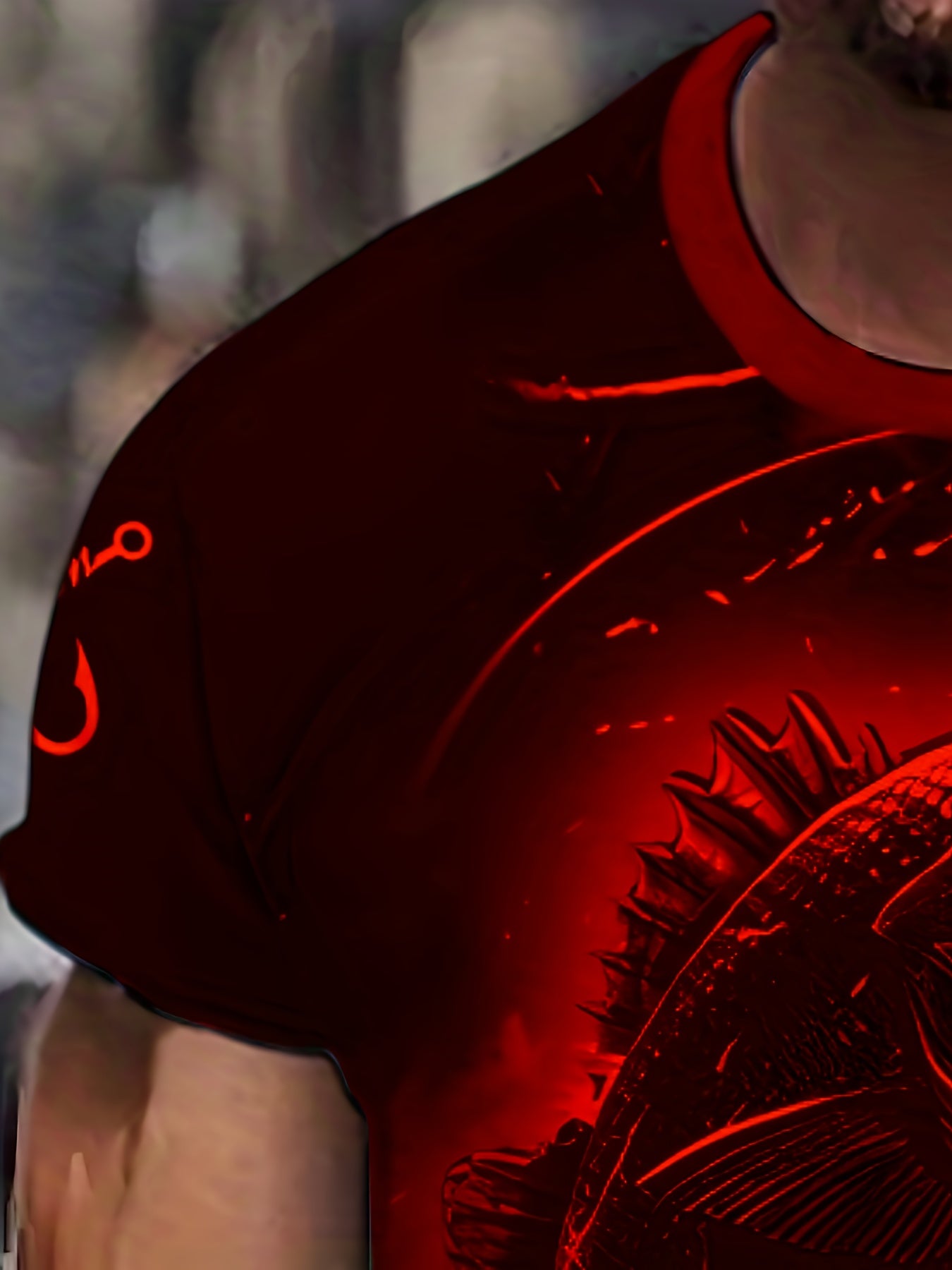 Men'S 3D Printed Fish T-Shirt | Suitable for Summer Outdoor Activities, Fishing, and Cycling | Crew Neck, Regular Fit, Slight Stretch Fabric