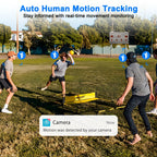 IP66 Dual Lens Outdoor WiFi Security Camera - 2.4GHz Wireless IP Camera, AI Human Tracking, Color Night Vision, Two-Way Audio, Pan/Tilt Rotation for Home Surveillance - The Superior Findings Depot