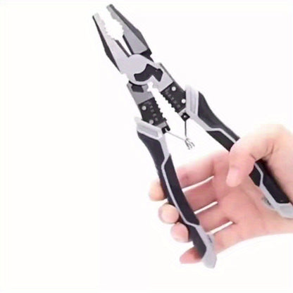 Multi-Function Combination Wire Cutter Pliers, Professional Hand Tool Automatic Wire Stripper Stripping Tools Wire Cutter, Industrial Grade Cutting Pliers With PVC Handle