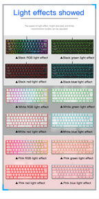 MageGee Mini 60% Gaming/Office Keyboard, Keycap Type Wired RGB Backlit Compact Computer Keyboard for Windows/Mac/Laptop, Laptop Accessory, Modern Keyboard, Sturdy Construction, Adjustable Lighting, Students - The Superior Findings Depot