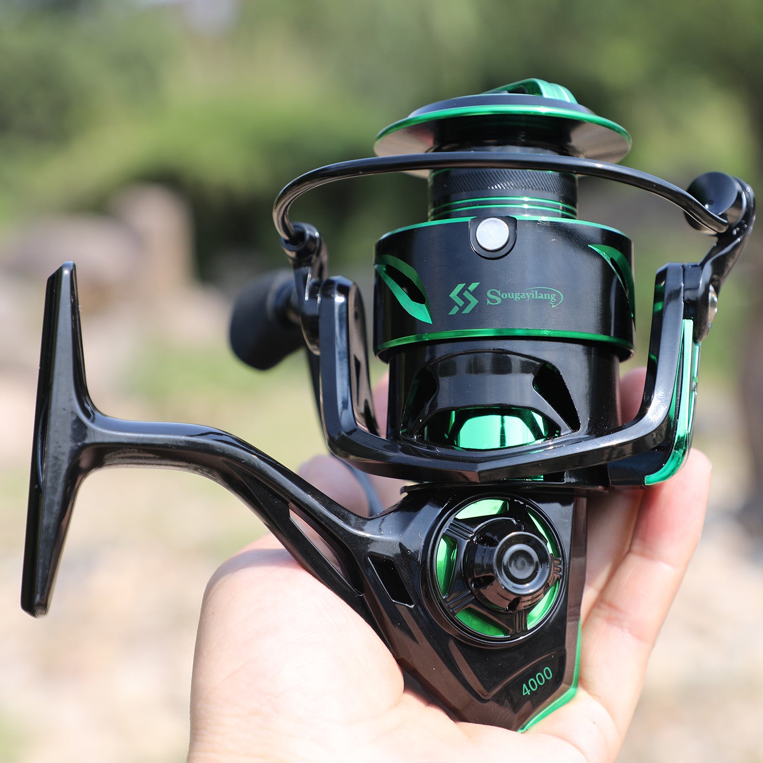 Sougayilang Spinning Fishing Reel - Lightweight 6, 2:1 High-Speed Gear Ratio, Aluminum Alloy Construction, Ergonomic Handle & Adjustable Drag, Mixed Colors for Freshwater & Saltwater Fishing, Ideal Gift for Anglers, Fishing R - The Superior Findings Depot