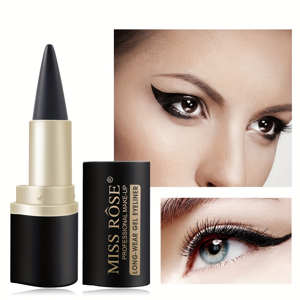Matte, Waterproof And Smudge Proof Eyeliner Balm Black Single-head Solid Eyeliner Balm - The Superior Findings Depot