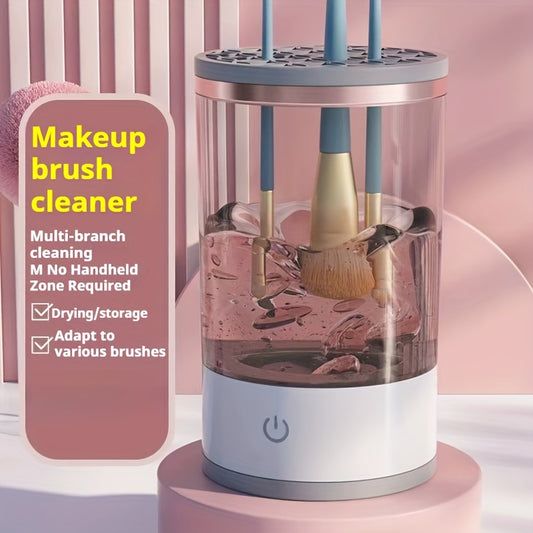 USB-Powered Makeup Brush Cleaner - Battery-Free, Odorless, Essential Beauty Tool Accessory, for Return School
