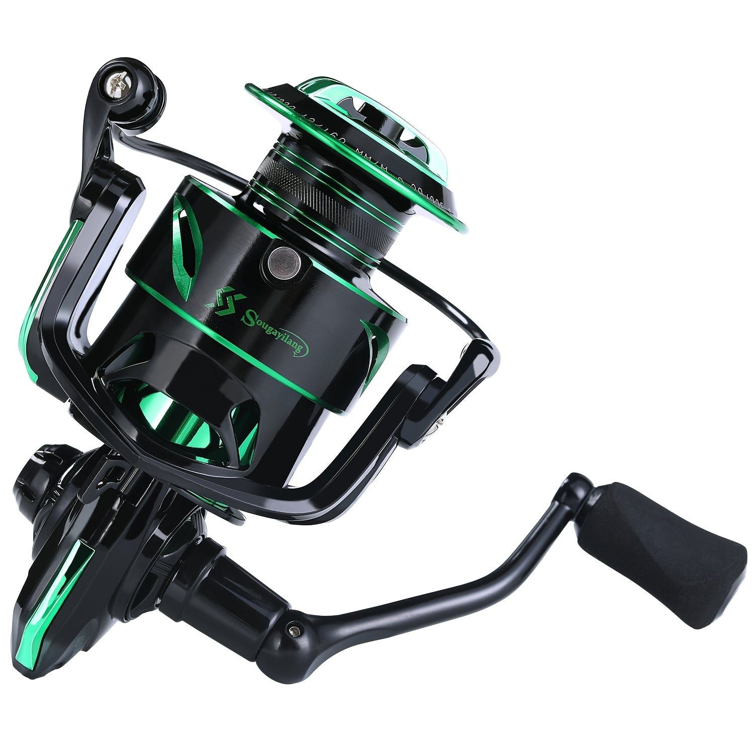 Sougayilang Spinning Fishing Reel - Lightweight 6, 2:1 High-Speed Gear Ratio, Aluminum Alloy Construction, Ergonomic Handle & Adjustable Drag, Mixed Colors for Freshwater & Saltwater Fishing, Ideal Gift for Anglers, Fishing R - The Superior Findings Depot
