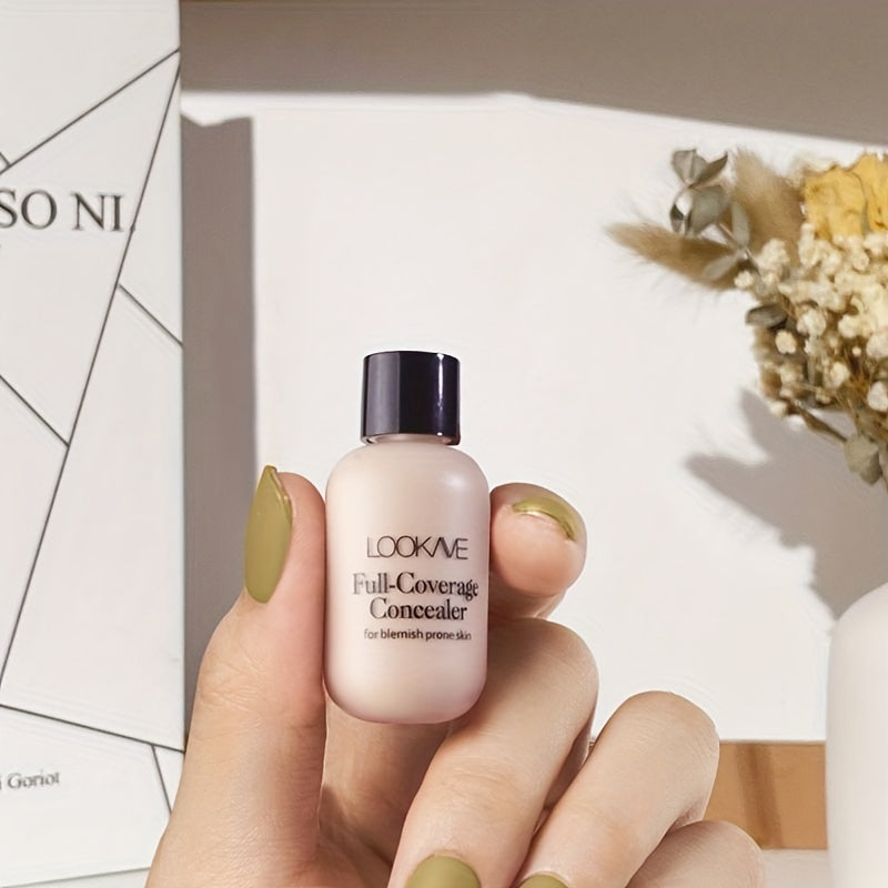 Lightweight Small Mini Bottle Liquid Concealer - Full Coverage For Acne, Dark Circles, And Blemishes, Travel Size - The Superior Findings Depot