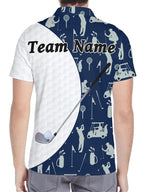 Customizable Men's Golf Shirt - Breathable Quick-Dry Team Logo