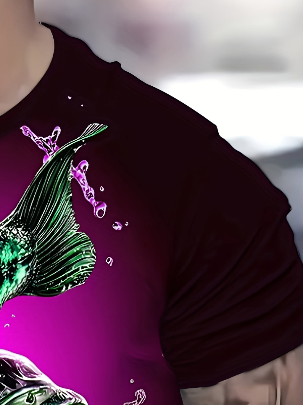 Men's Summer Creative Fashion 3D Digital Print T-Shirt
