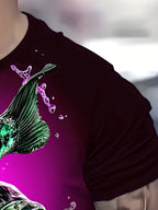 Men's Summer Creative Fashion 3D Digital Print T-Shirt
