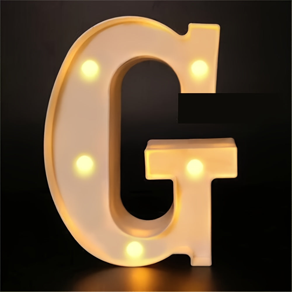 Charming 16cm LED Alphabet & Number Night Lights - Battery-Powered, Warm White Glow for Cozy Home Ambiance, Weddings, Birthdays, Christmas Decor - High-Quality, Easy to Install, Lights for Decoration - The Superior Findings Depot