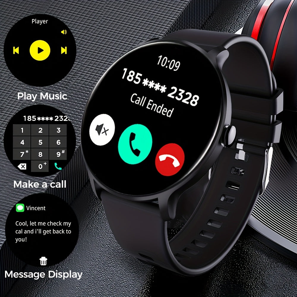 [Smartwatch with AI Voice] LIFEBEE 2025 New Smartwatch | Full Screen, AI Voice Control, 100+ Watch Faces, Wireless, USB Charging, Lithium Battery-Polymer, Rechargeable, 100+ Exercise Modes, Pedometer, Distance, for Men, Women - The Superior Findings Depot