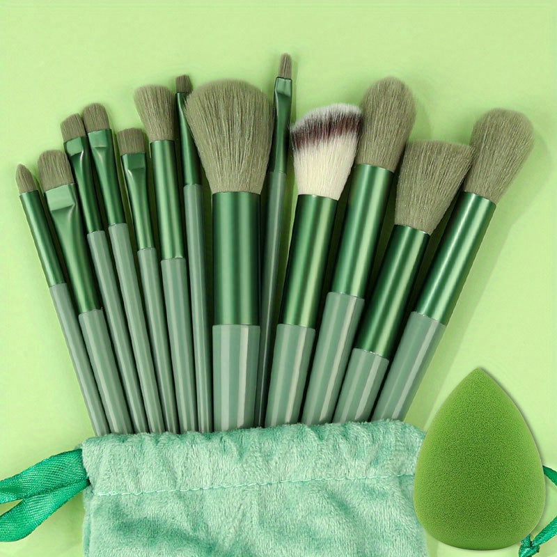 13PCS Soft Fluffy Makeup Brushes Set For Cosmetics Foundation Blush Powder Eyeshadow Kabuki Blending Makeup Brush Beauty Tool - The Superior Findings Depot