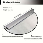 1pc of 91.44x127.0 cm barbecue mat, floor mat for barbecue, barbecue mat for outdoor barbecue deck protection, barbecue mat, reusable - The Superior Findings Depot