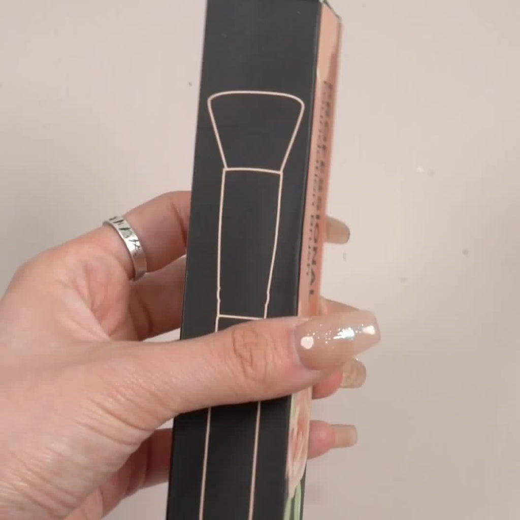 MAANGE Flawless Foundation Brush - Large Flat Top, Ultra-Soft Nylon Bristles for Seamless, Quick Application - Fragrance-Free, Ideal for All Skin Types - Black Handle, MAANGE - The Superior Findings Depot