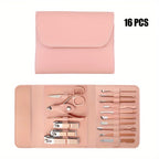 Nail Clippers Manicure Tool Set, With Portable Travel Case, Cuticle Nippers And Cutter Kit, Professional Nail Clippers Pedicure Kit, Grooming Kit For Travel - The Superior Findings Depot