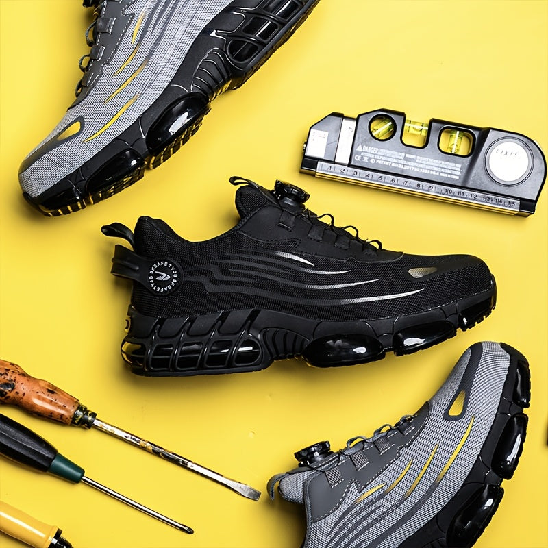 Lightweight Air Cushion Work Boots - Shock Absorption Breathable